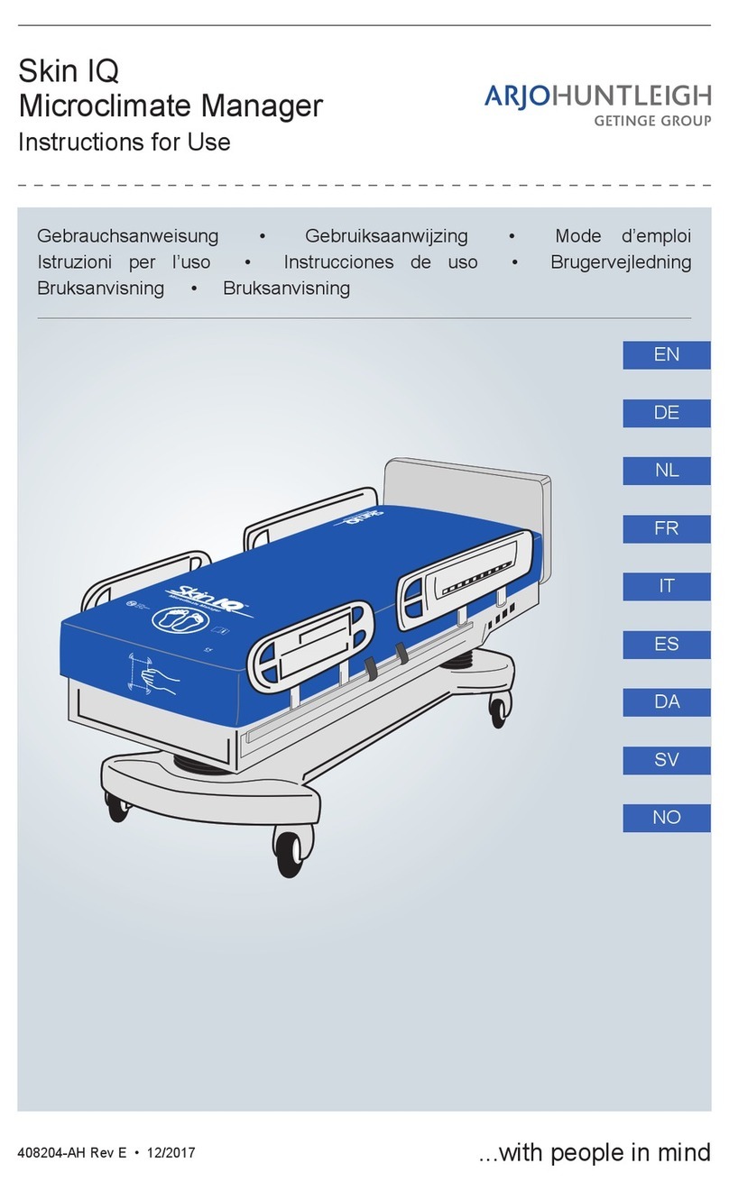 ARJO HUNTLEIGH Skin IQ Microclimate Manager User manual