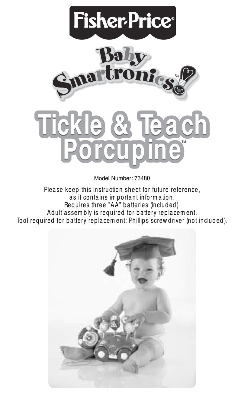 Fisher-Price Baby Smartronics! Tickle & Teach Porcupine... User manual