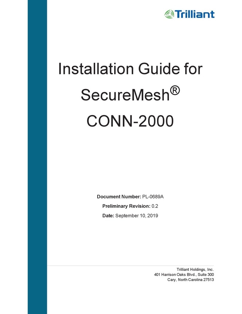 Trilliant SecureMesh CONN-2000 User manual