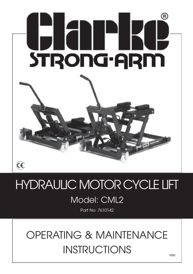 Clarke Strong Arm CML2 Operating & maintenance instructions Clarke Strong Arm CML2 Operating & maintenance instructions