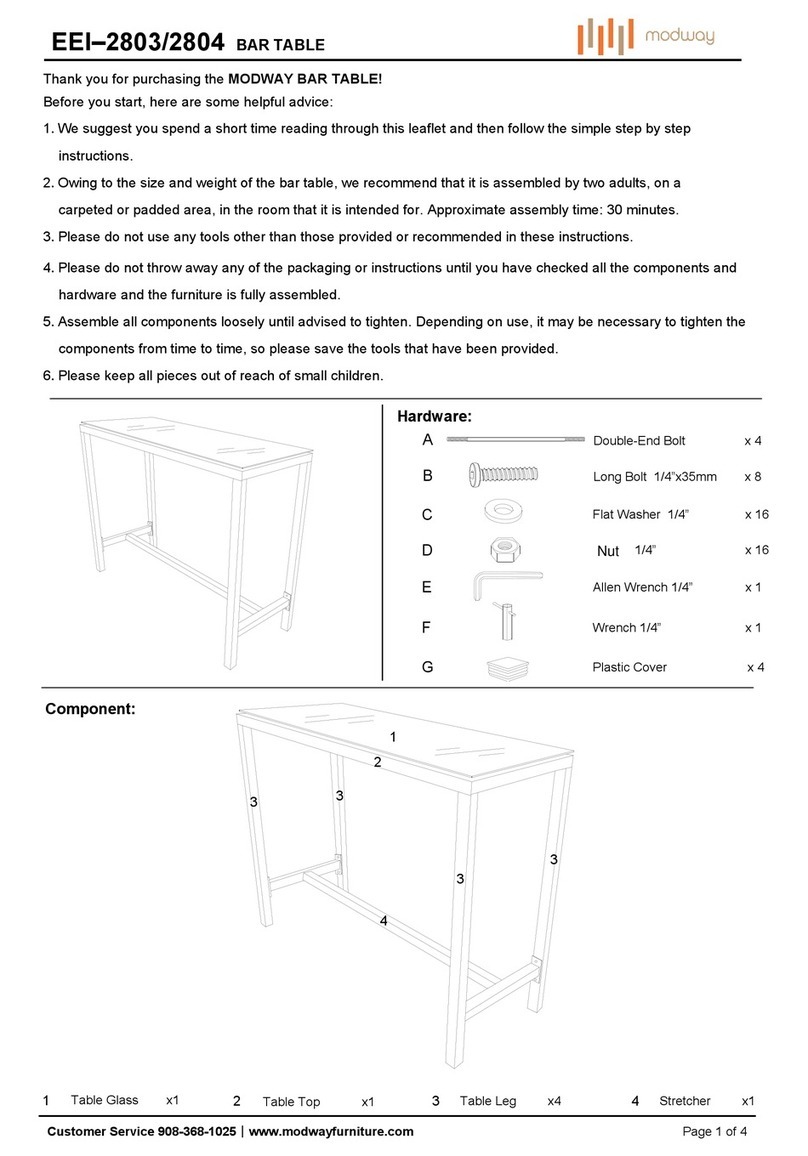modway EEI–2803 User manual modway EEI–2803 User manual