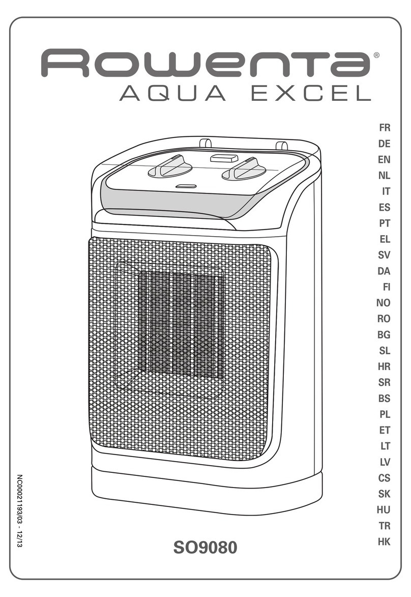Rowenta AQUA EXCEL SO9080 User manual
