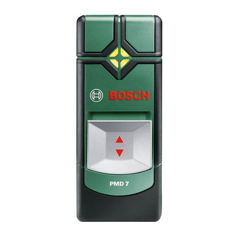 Bosch PMD 7 User manual