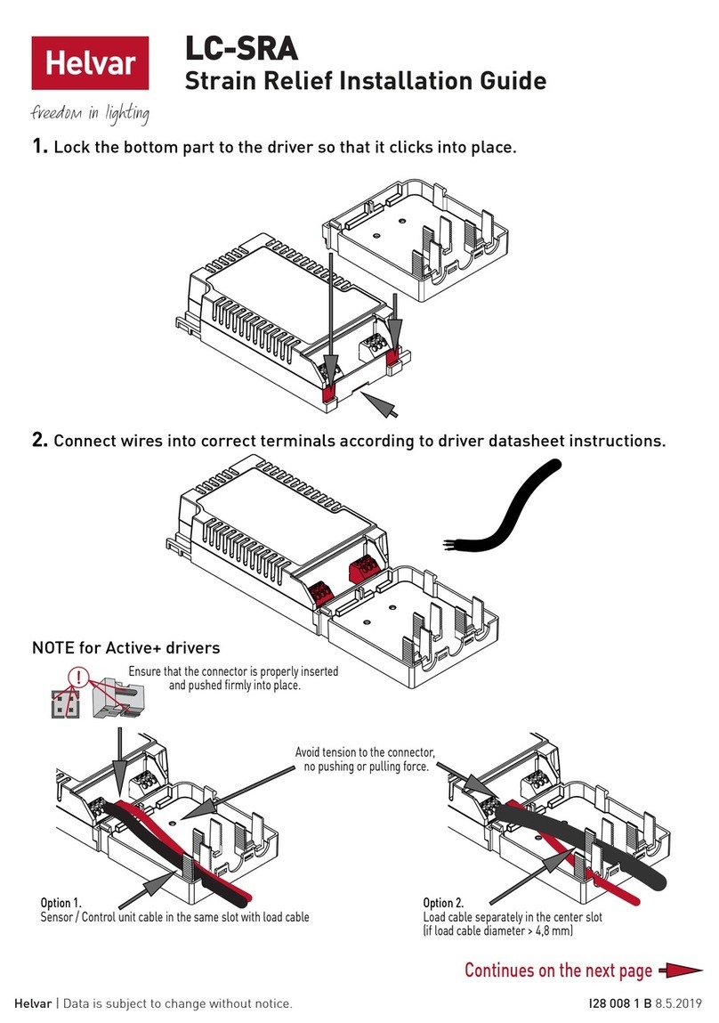 HELVAR LC-SRA installation guide