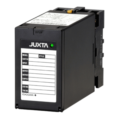 YOKOGAWA JUXTA MU5-01 00 Series User manual YOKOGAWA JUXTA MU5-01 00 Series User manual
