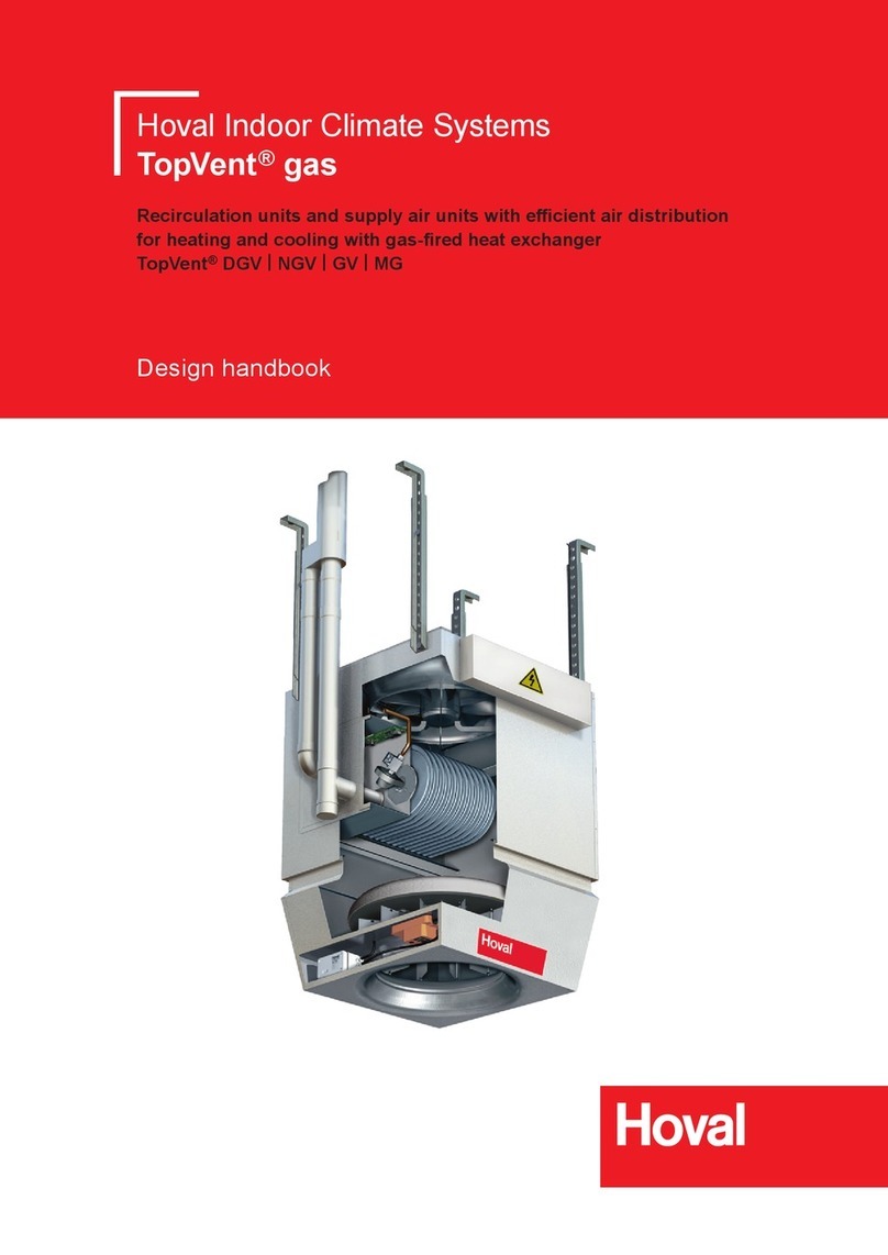 Hoval TopVent DGV Series Design handbook