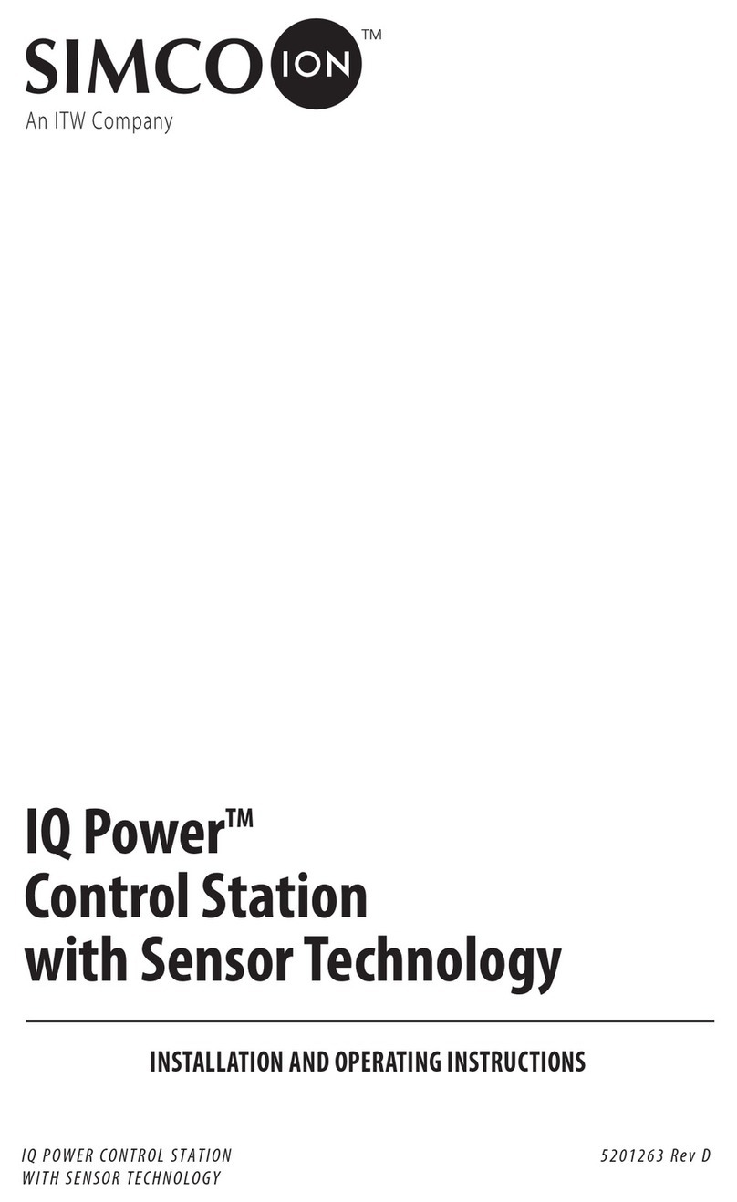 Simco-Ion IQ Power Installation and operating instructions