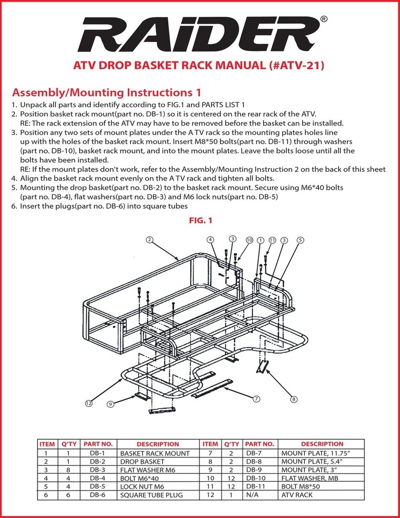 Raider ATV-21 manual