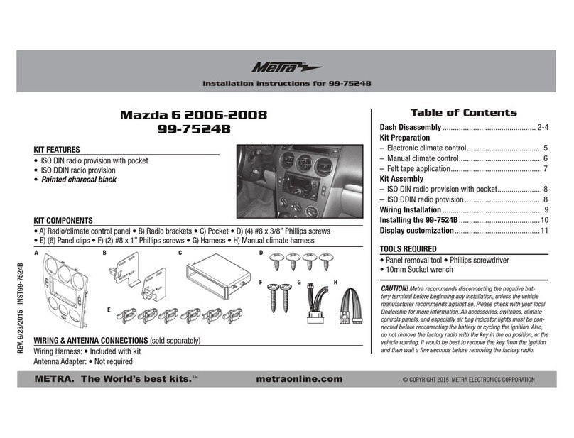 Metra Electronics 99-7524B installation instructions