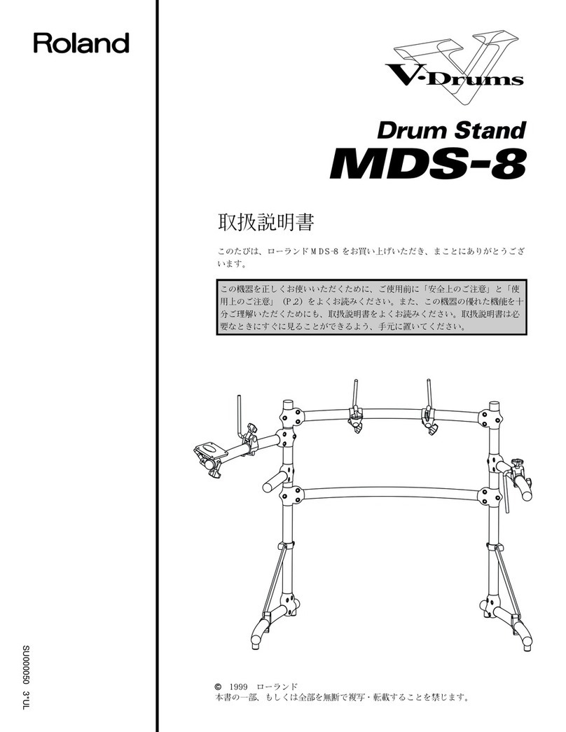 Roland MDS-8 owner's manual