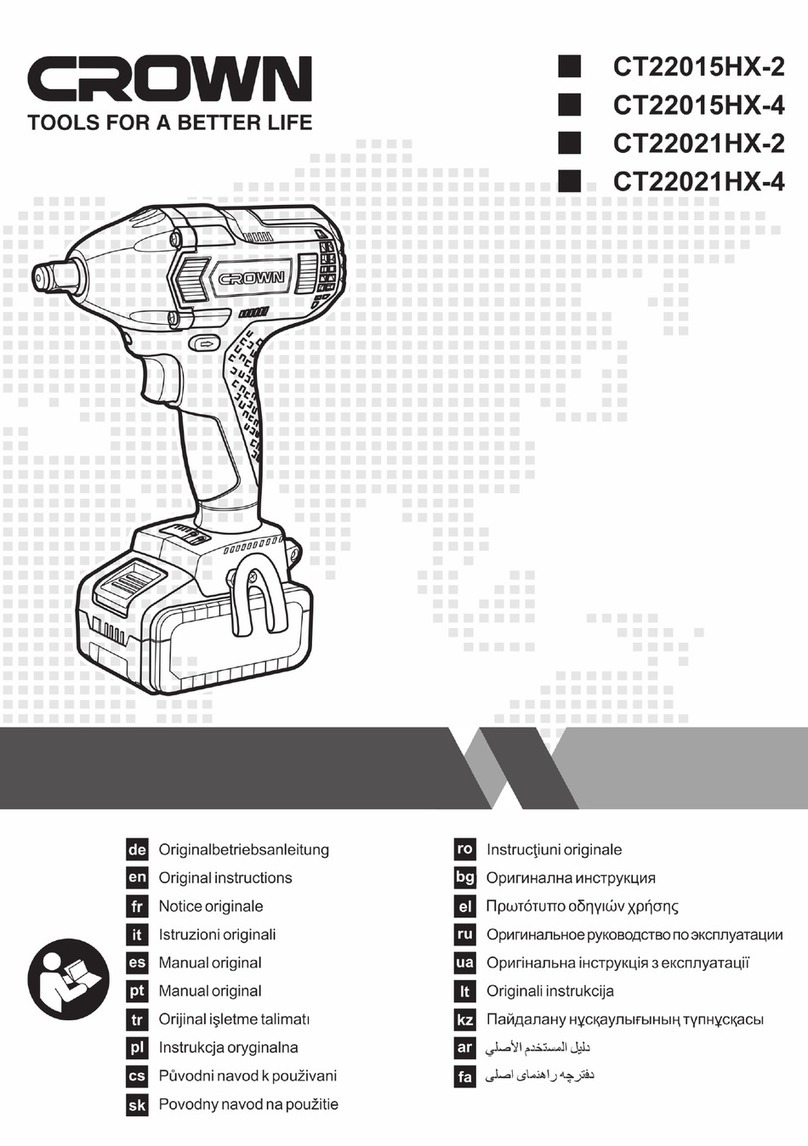Crown CT22015HX-2 User manual