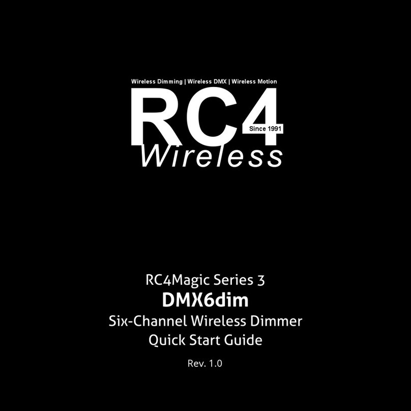 RC4 Wireless RC4Magic 3 Series quick start guide