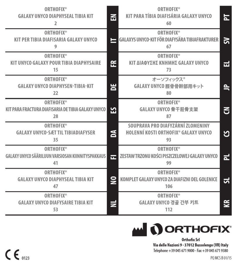 Orthofix GALAXY UNYCO SYSTEM Manual