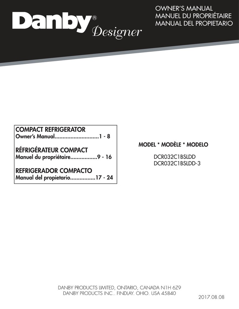Danby DCR032C1BSLDD User manual