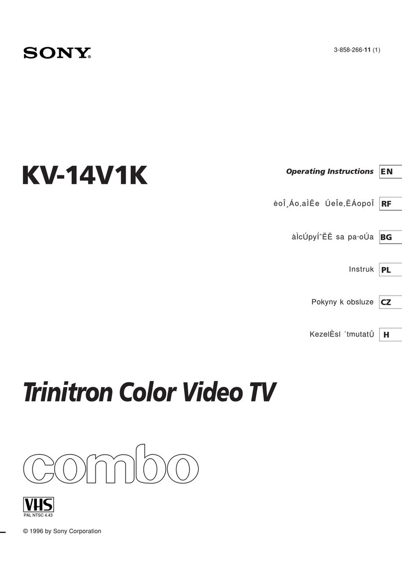 Sony Trinitron KV-14V1K User manual