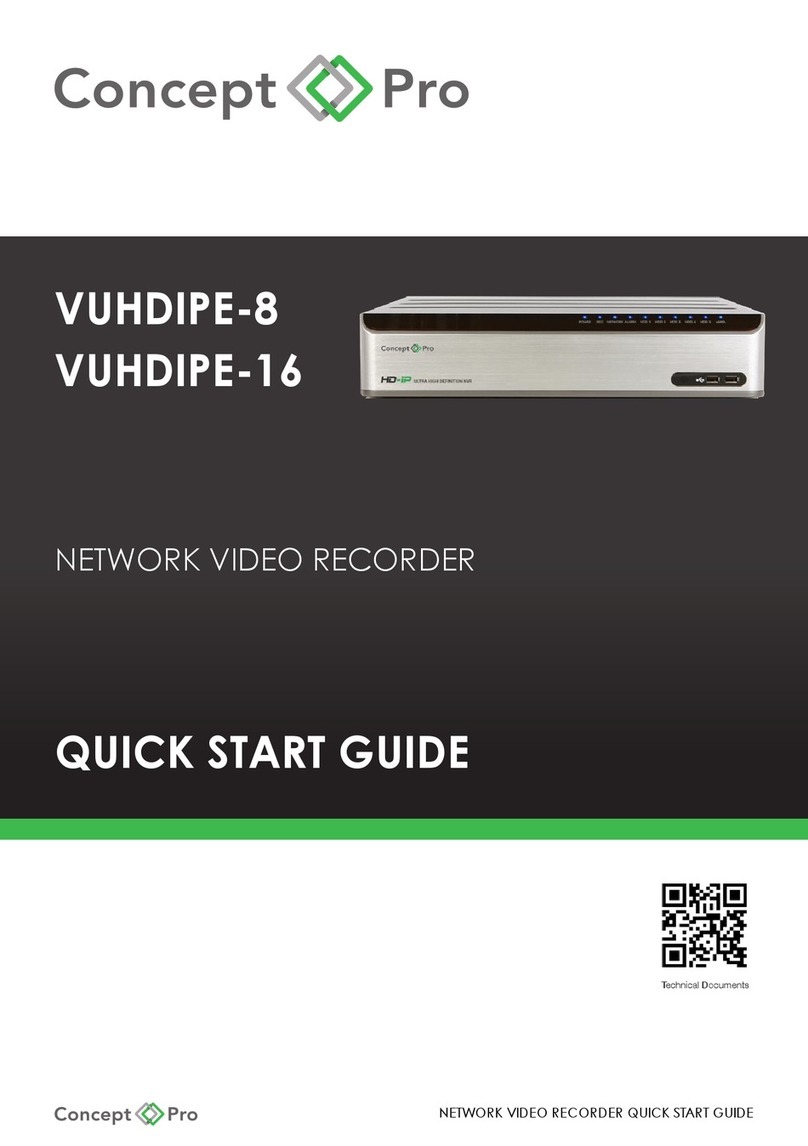 Concept Pro VUHDIPE-8 User manual