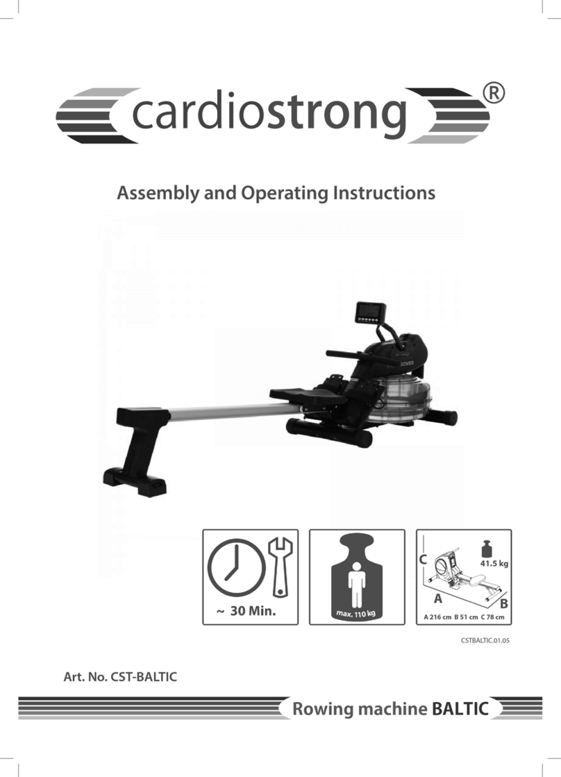 CARDIOSTRONG BALTIC Assembly and operating instructions