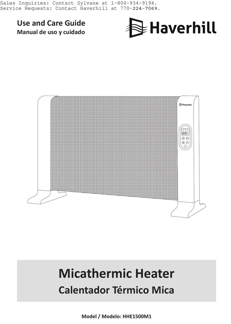 Haverhill HHE1500M1 User manual