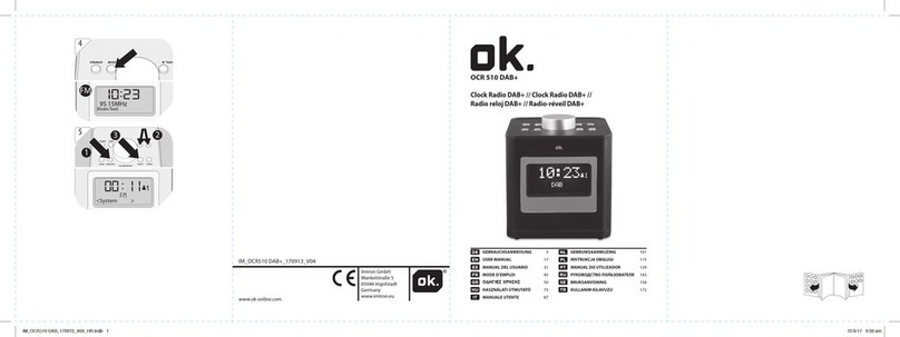 O.K. OCR 510 DAB+ user manual