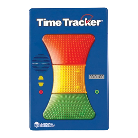 Learning Resources Magnetic Time Tracker manual