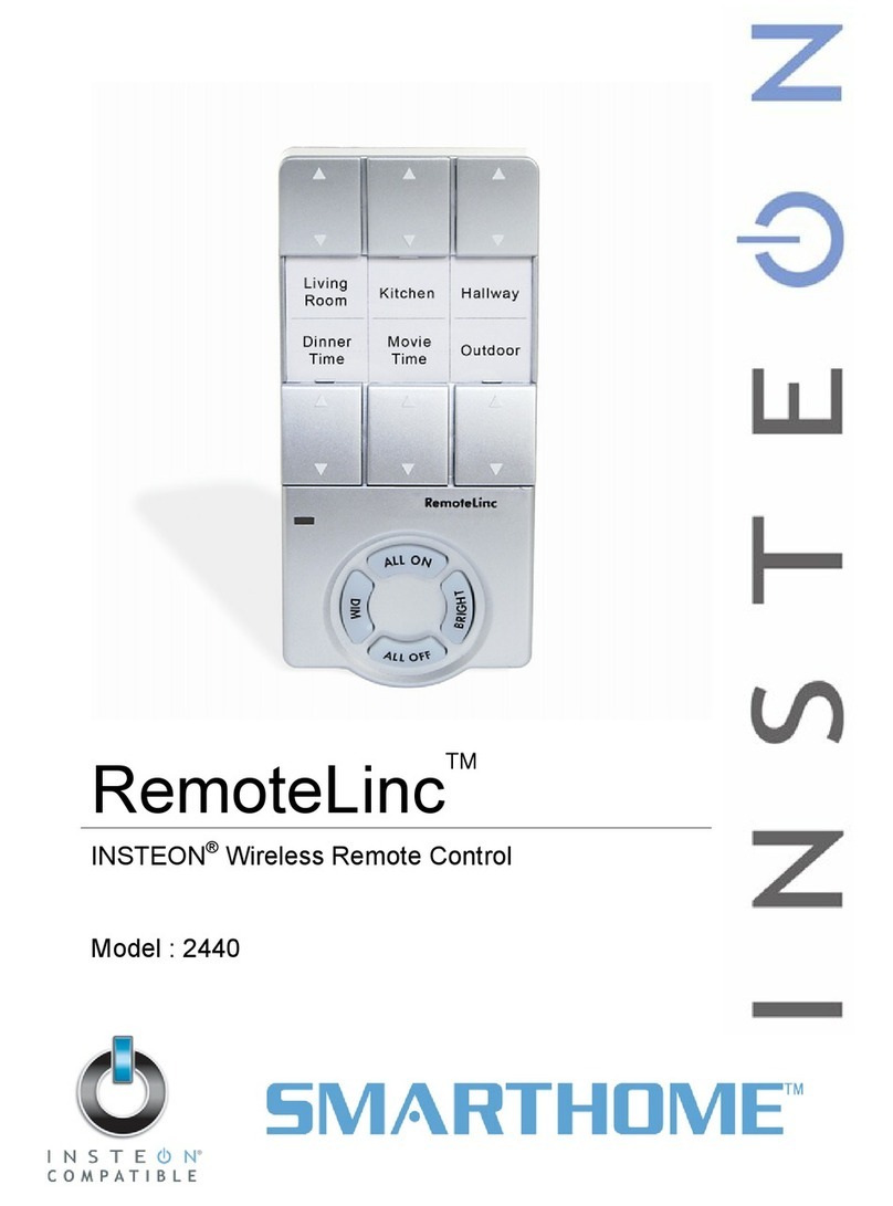 INSTEON SMARTHOME RemoteLinc 2440 User manual