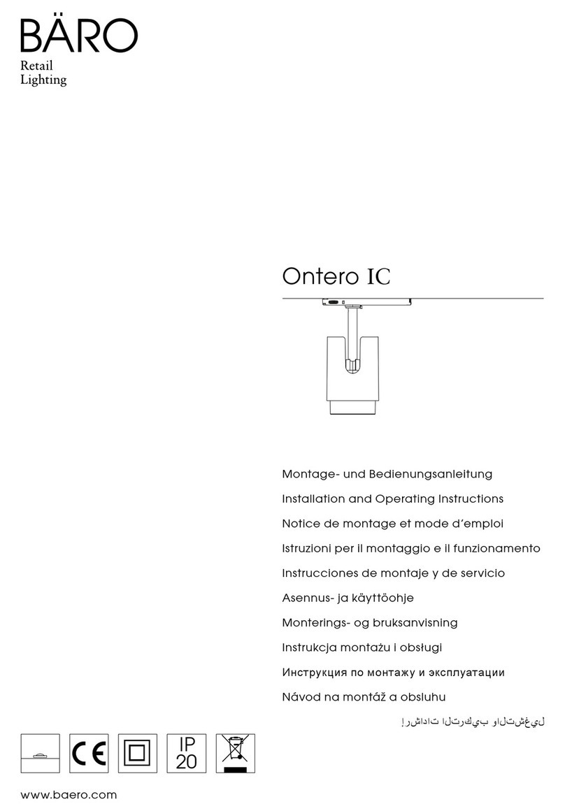 BARO Ontero IC Installation and operating instructions