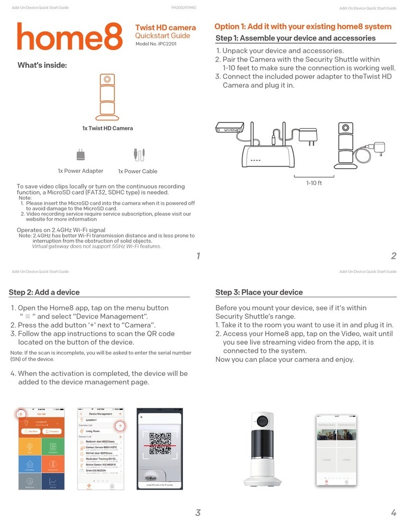 HOME8 IPC2201 quick start guide