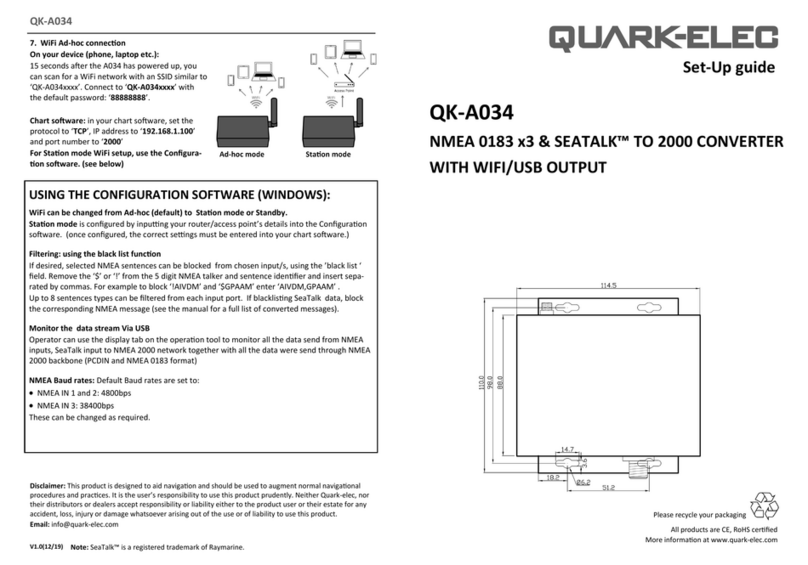 Quark-Elec QK-A034 Setup guide