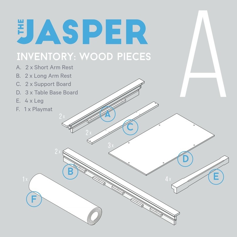 Board Game Tables Jasper Assembly guide Board Game Tables Jasper Assembly guide