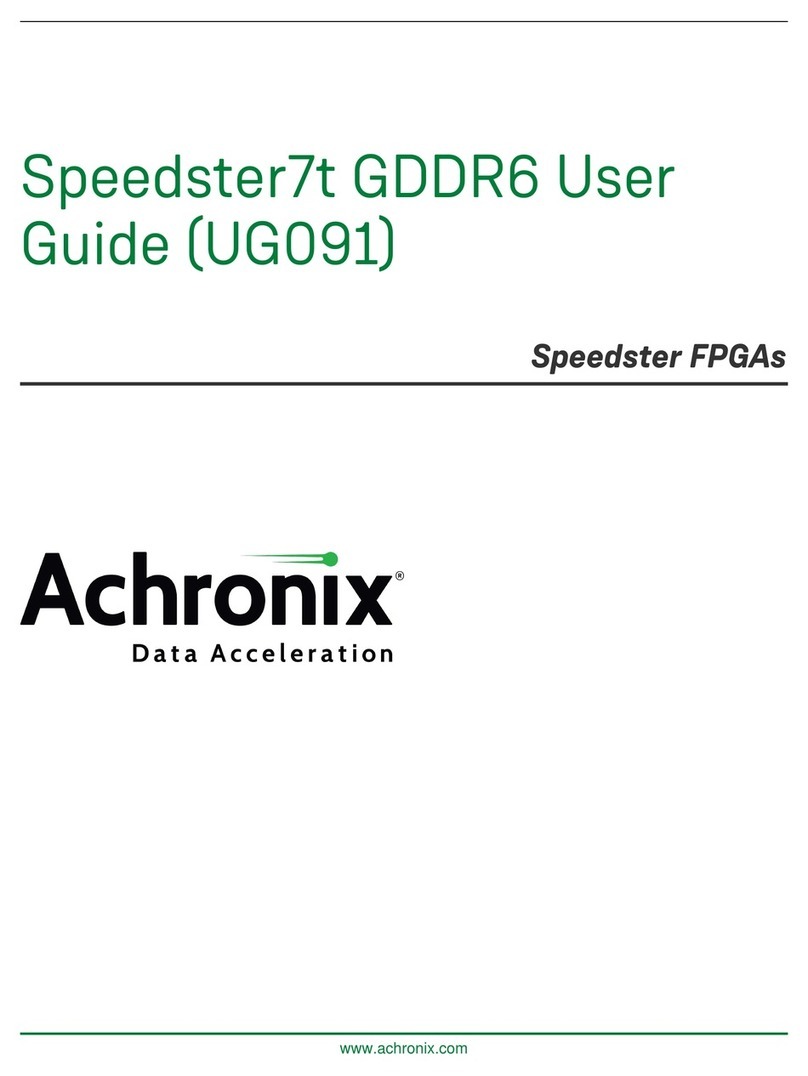 Achronix Speedster7t GDDR6 user guide