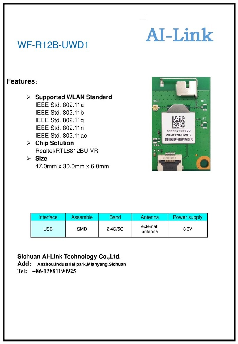 AI-Link WF-R12B-UWD1 User manual