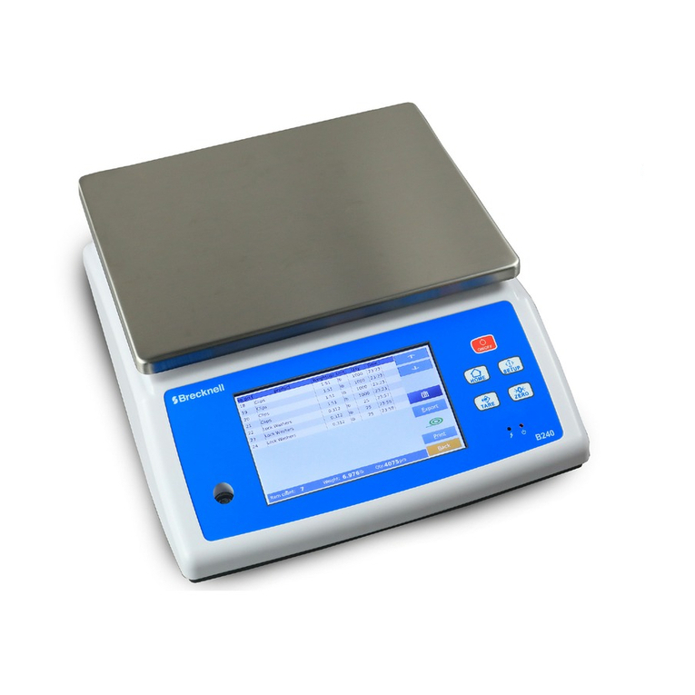 Avery Weigh-Tronix Brecknell B240 User manual