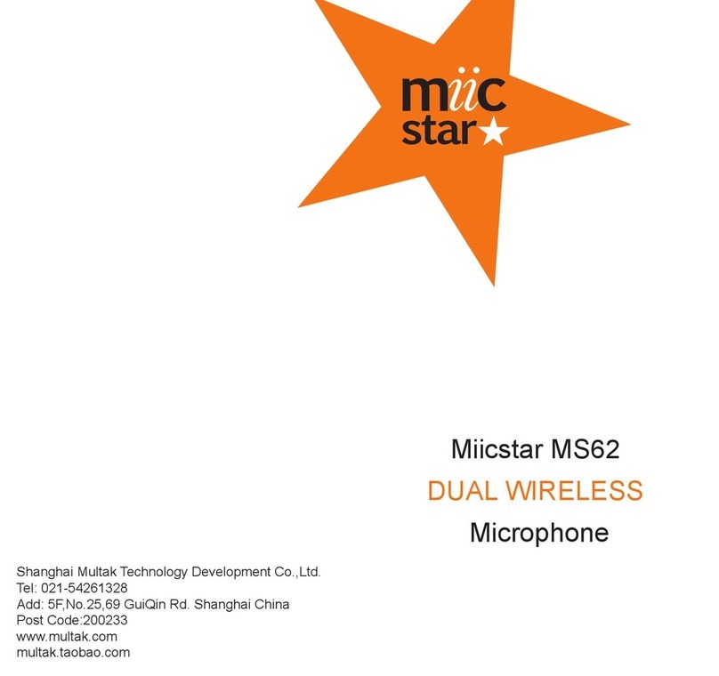 Miicstar MS62 manual