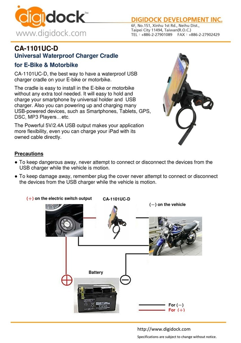 Digidock CA-1101UC-D quick start guide