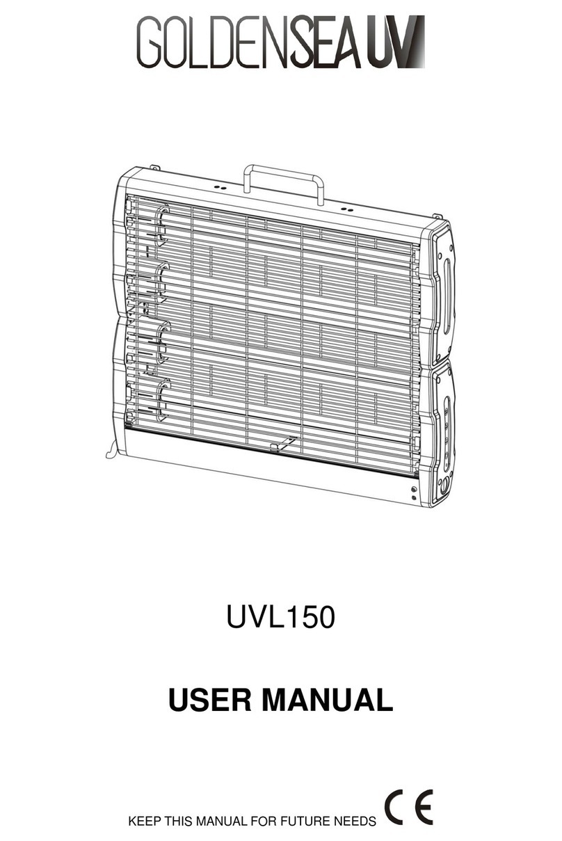 GOLDENSEA UV UVL150 User manual