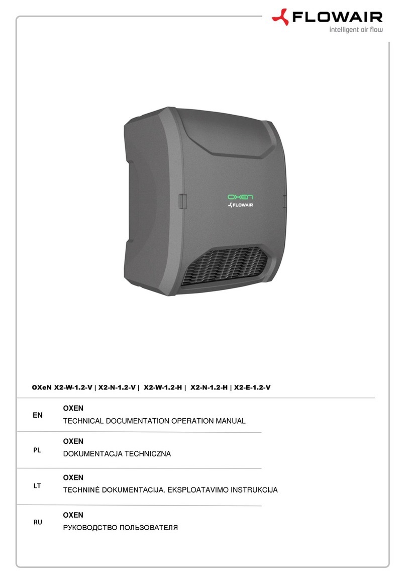 flowair OXeN X2-W-1.2-V Guide