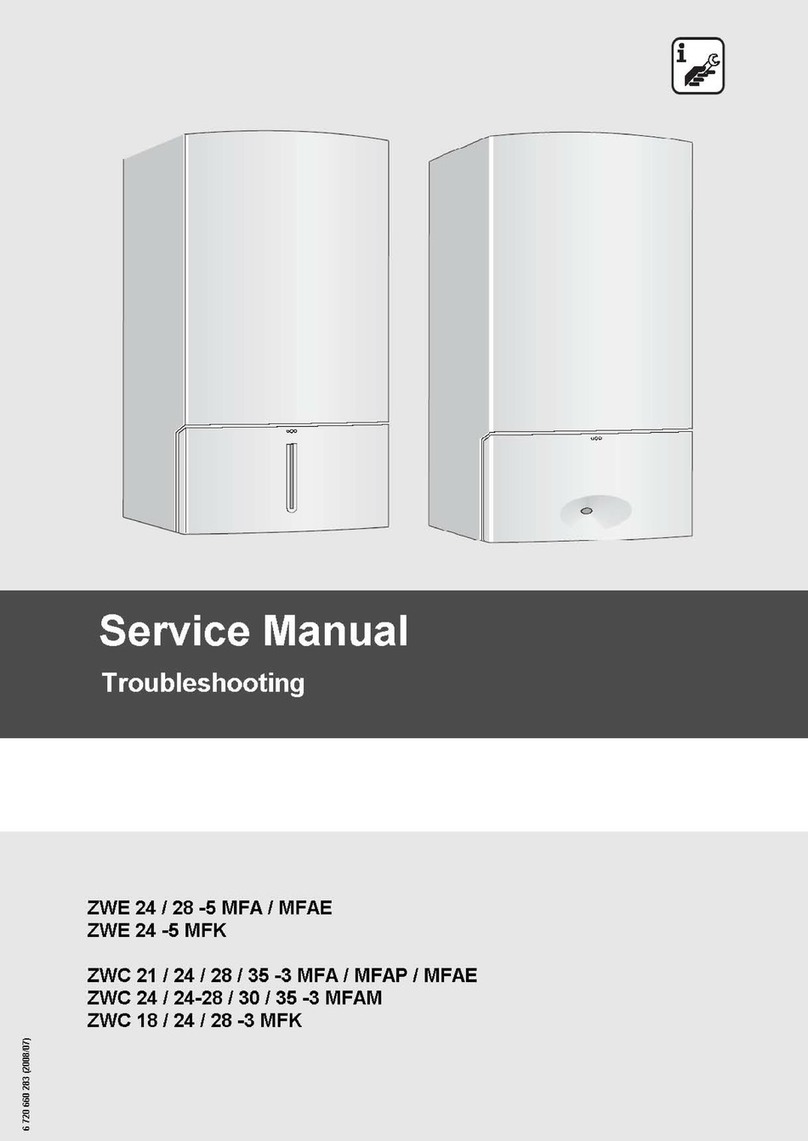 Junkers ZWE 24-5 MFA Service manual