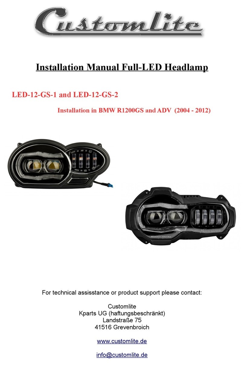 CustomLite LED-12-GS-1 installation manual
