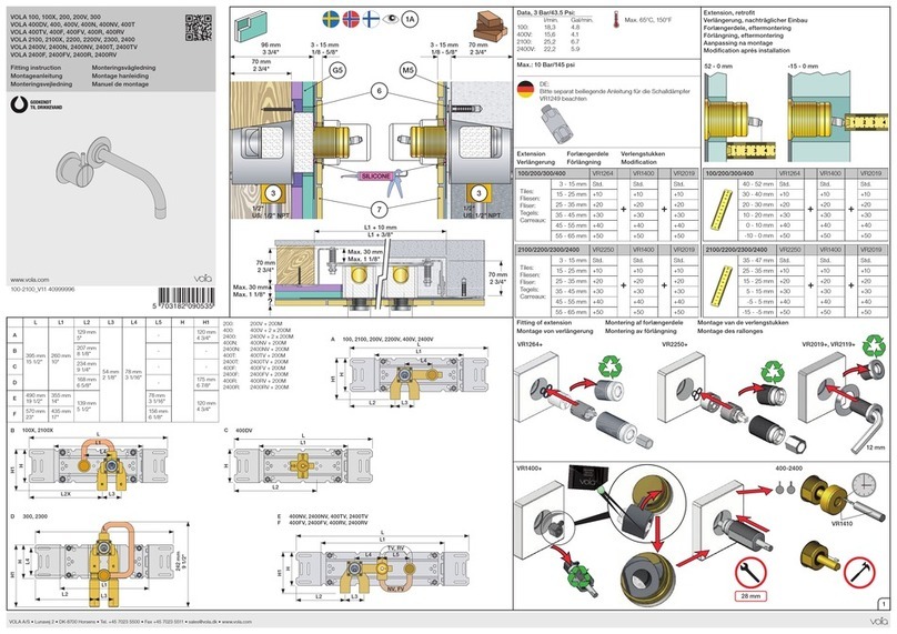 Vola 100 Install guide