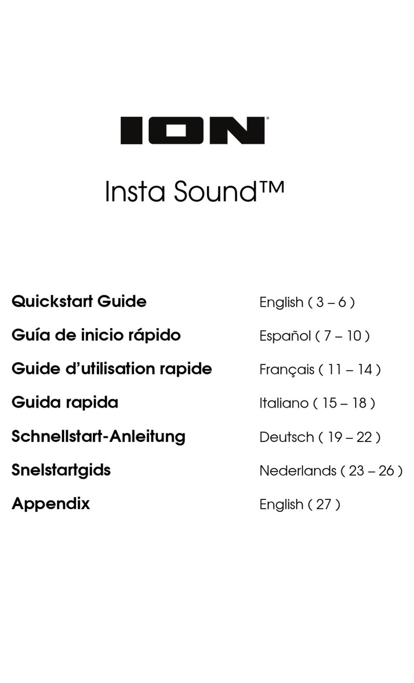 ION Insta Sound quick start guide