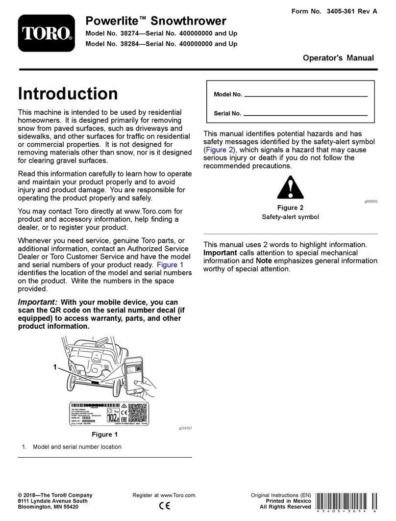 Toro Powerlite 38274 User manual