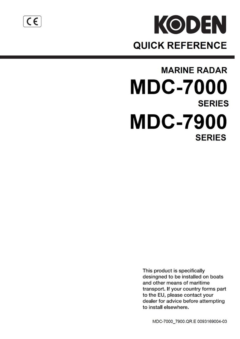 Koden MDC-7000 Series User manual
