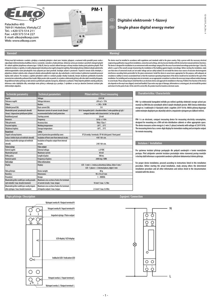 Elko PM-1 quick start guide