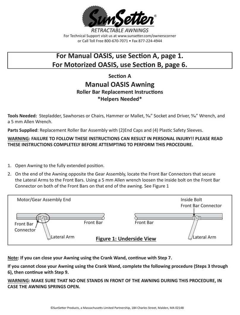 SunSetter Oasis Guide