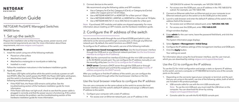 NETGEAR M4200 Series User manual