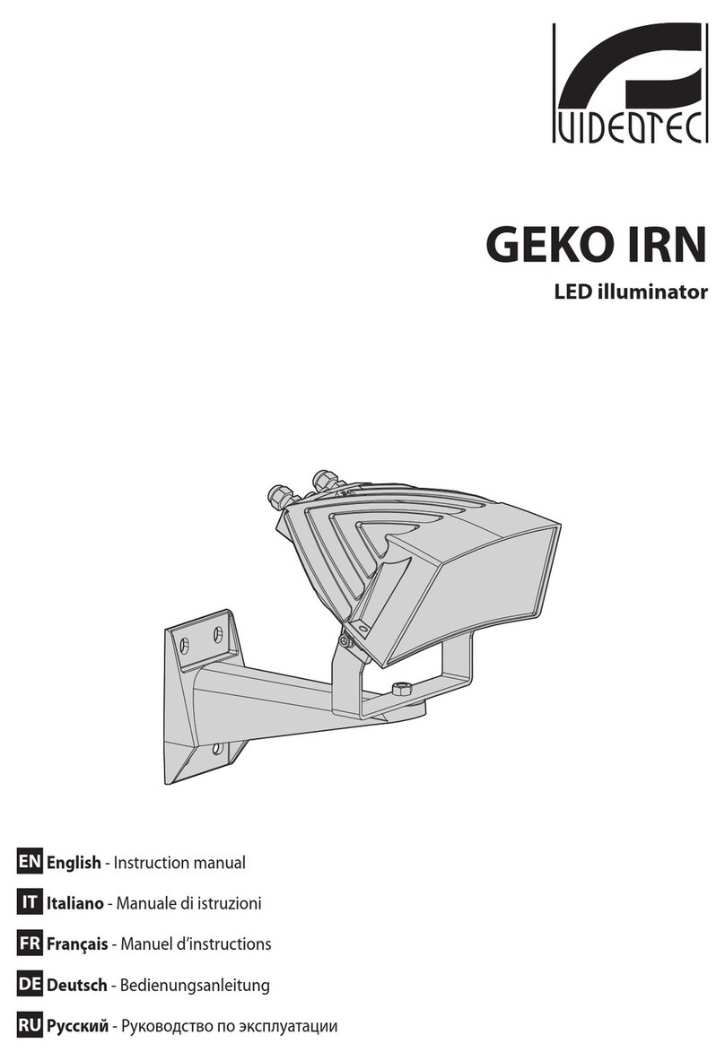 Videotec geko irn User manual