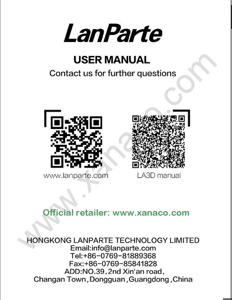 LANPARTE LA3D user manual