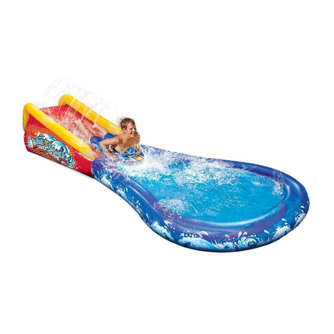 Banzai Wave Crasher Surf Slide instructions