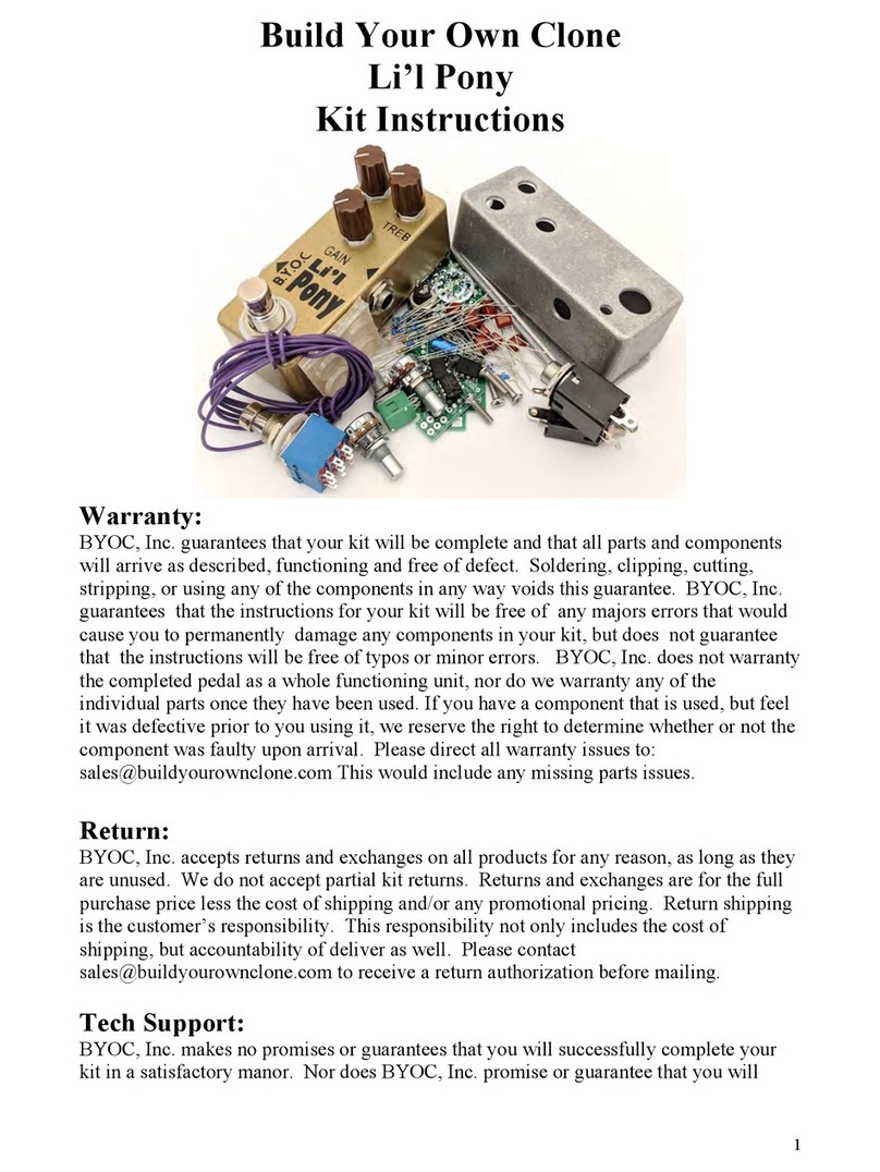 BYOC Li'l Pony User manual