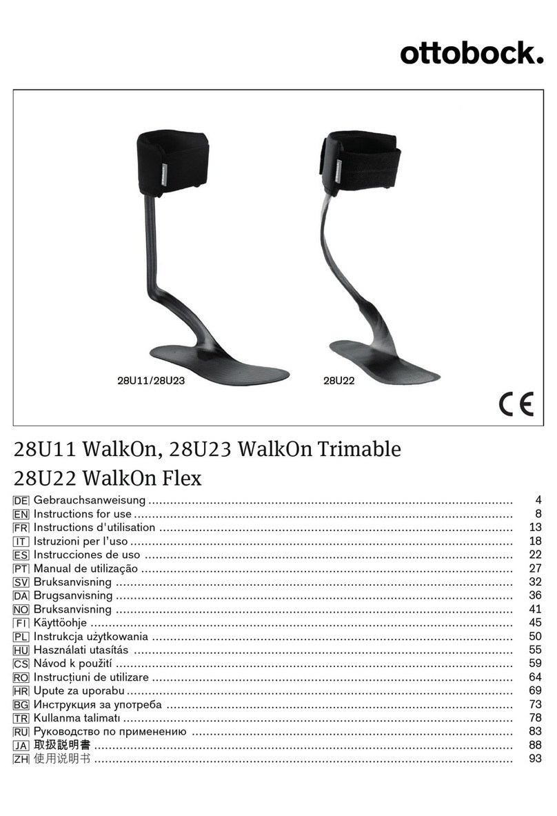 Otto Bock 28U11 User manual